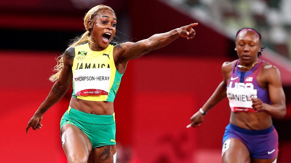 Jamaikalı Elaine Thompson 33 yıllık olimpiyat rekorunu kırdı