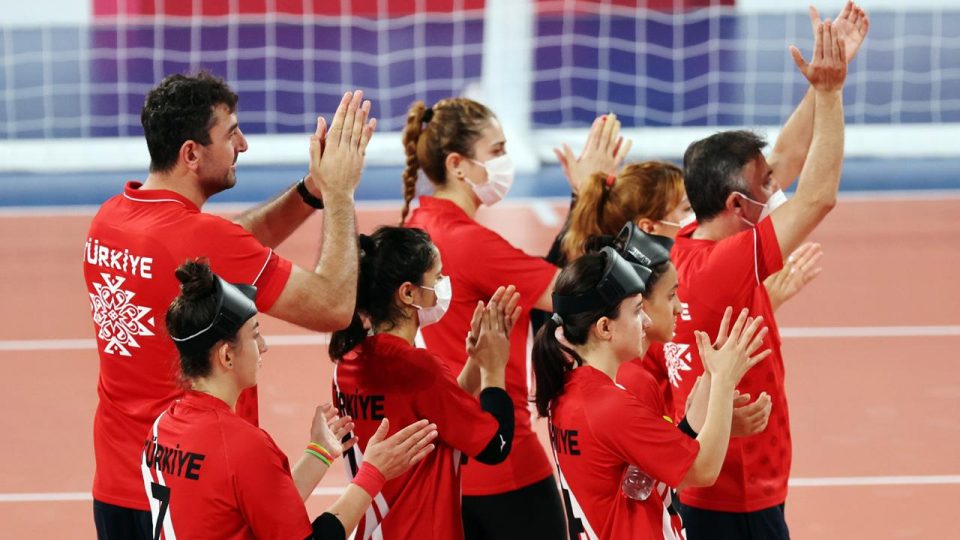 Kadınlar golbol milli takımı üçte üç yaptı