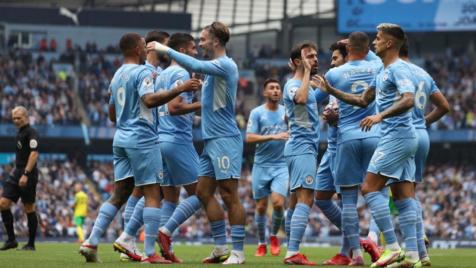 Manchester City, Norwich City’yi 5 golle geçti
