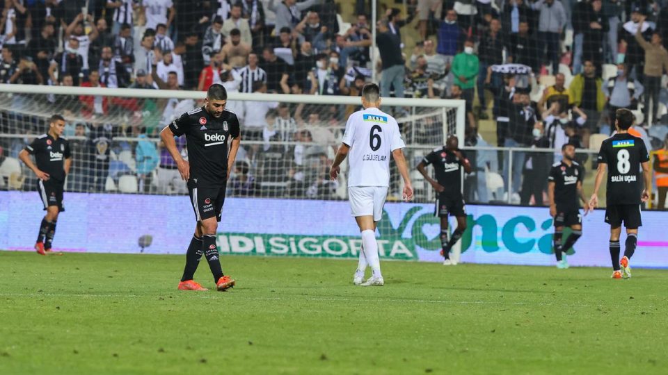 Beşiktaş ligde ilk yenilgisini aldı
