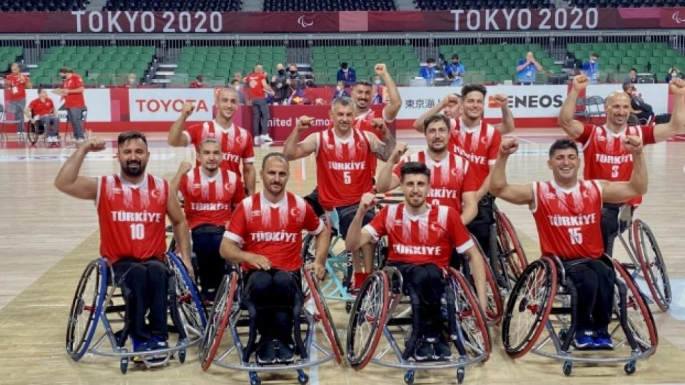 Erkekler tekerlekli sandalye basketbolda Türkiye altıncı oldu