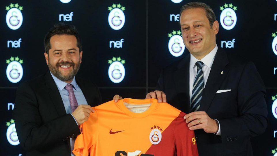 Galatasaray-Nef sponsorluk anlaşması imzalandı