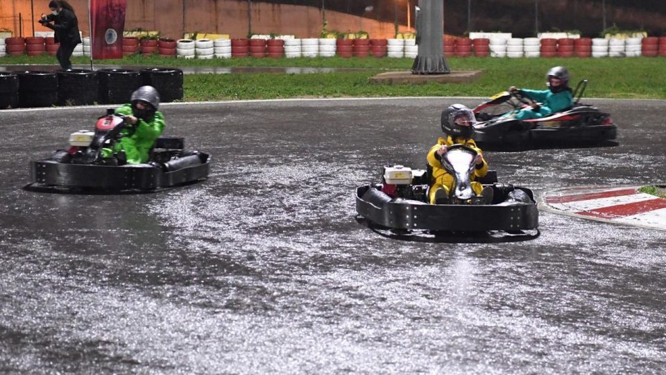 Tuzla Karting Pisti’nde yağmur altında müthiş yarış