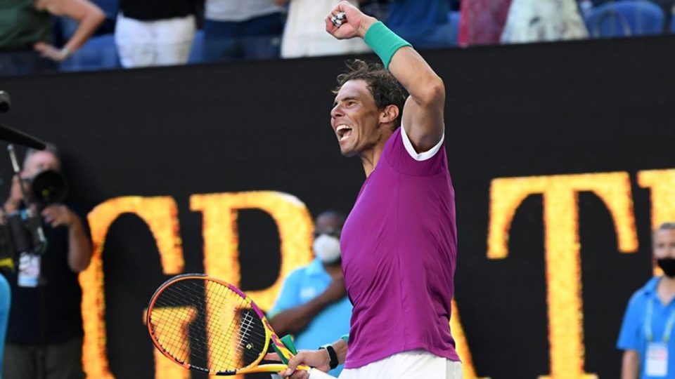 Avustralya Açık’ın tek erkeklerde ilk finalisti Nadal