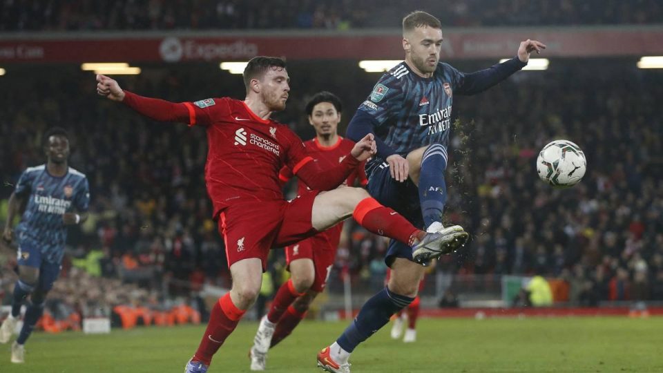 Liverpool, Lig Kupası maçında Arsenal ile berabere kaldı