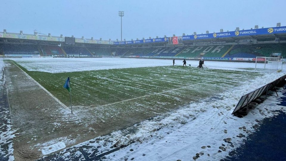 Rizespor-Antalyaspor mücadelesi için statta inceleme yapıldı