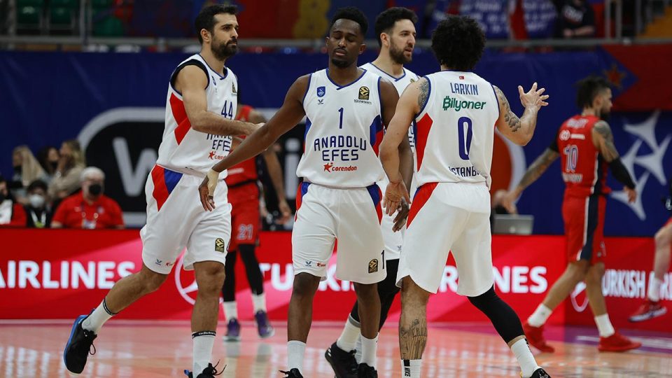 Anadolu Efes Avrupa’da 750. randevuda