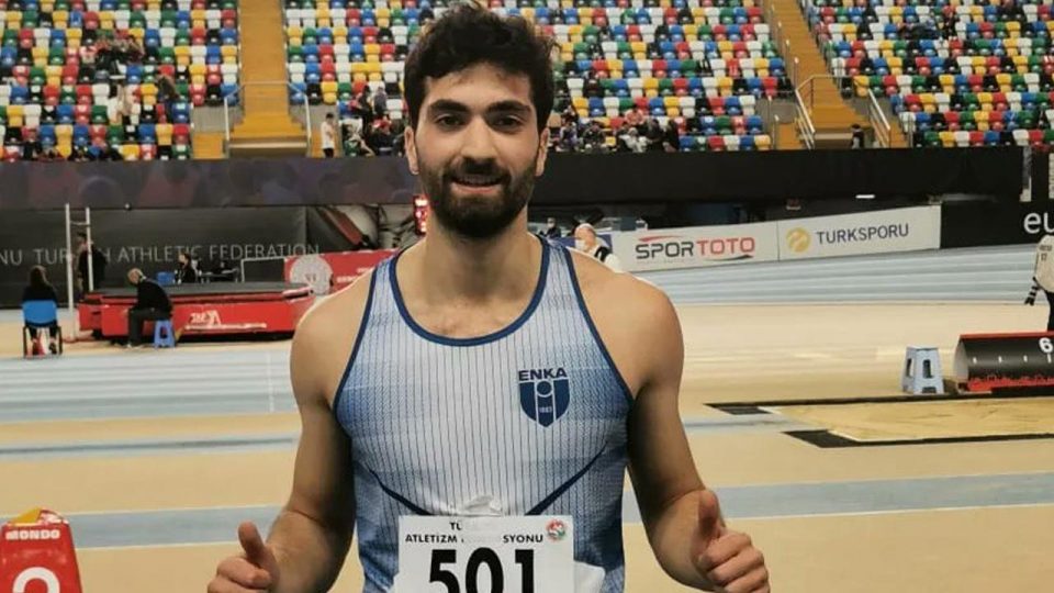 Heptatlonda Ömer Faruk Çanakçı Türkiye rekoru kırdı