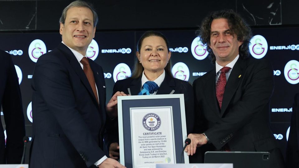 Galatasaray Kulübü Guinness Rekorlar Kitabı’na girdi