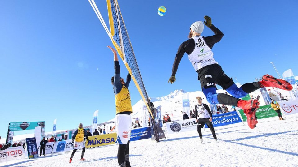 Kar Voleybolu Avrupa Turu 4’üncü kez Erciyes’te