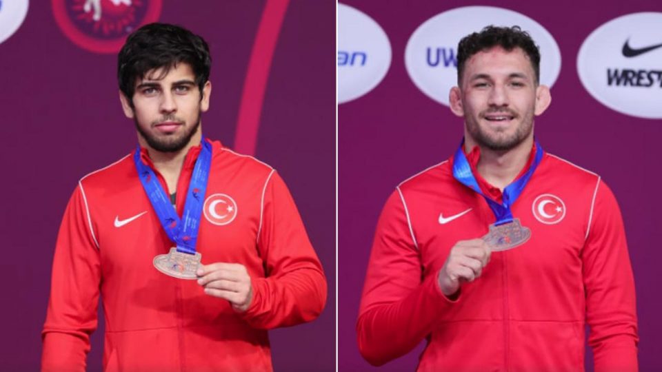 Milli güreşçilerden Avrupa Şampiyonası’nda 2 bronz madalya