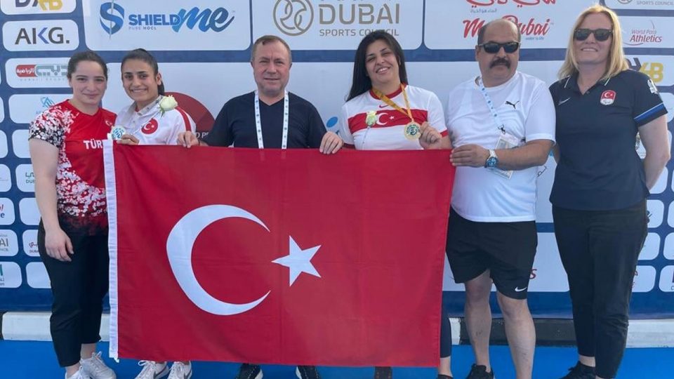 Özel sporcu Mihriban Korkmaz Dubai’de altın madalya kazandı
