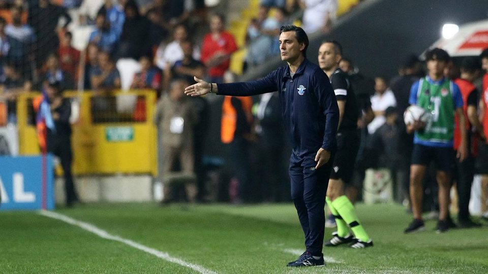 Adana Demirspor Teknik Direktörü Montella: Büyük bir hayal kırıklığı yaşıyorum