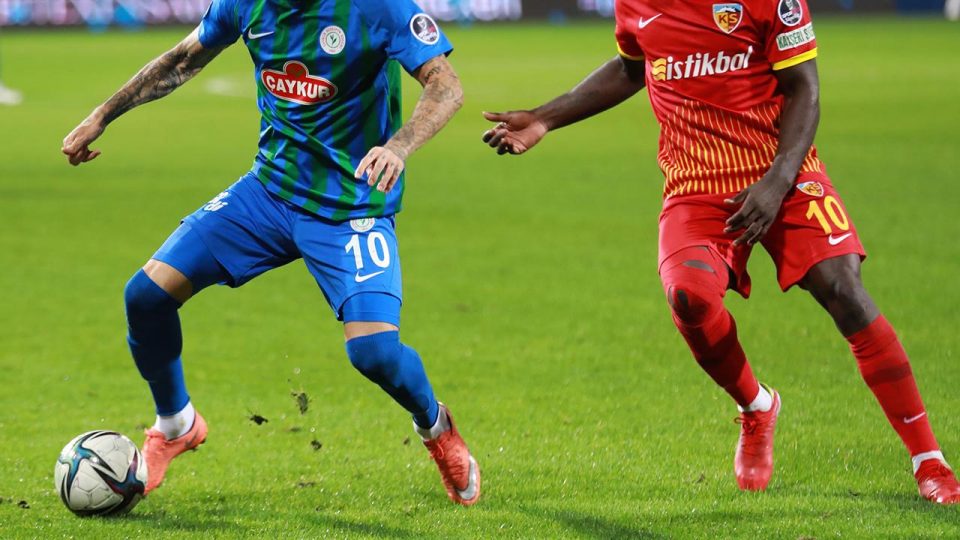 Rizespor Kayseri deplasmanında