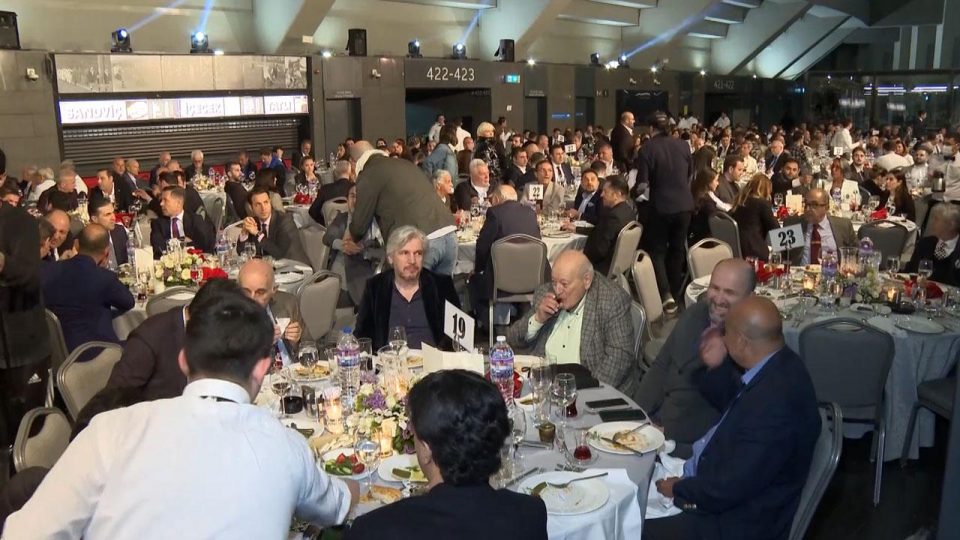 Spor camiası Beşiktaş’ın iftar yemeğinde buluştu