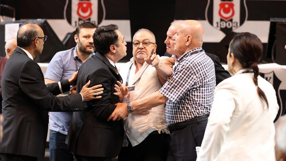 Beşiktaş olağan genel kurulunda gerginlik