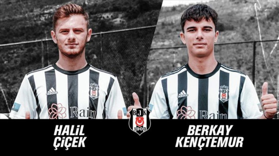 Beşiktaş’tan iki genç futbolcuya profesyonel sözleşme