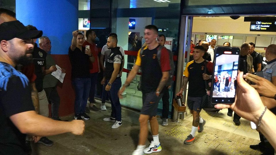 Galatasaray kafilesi Trabzon’da