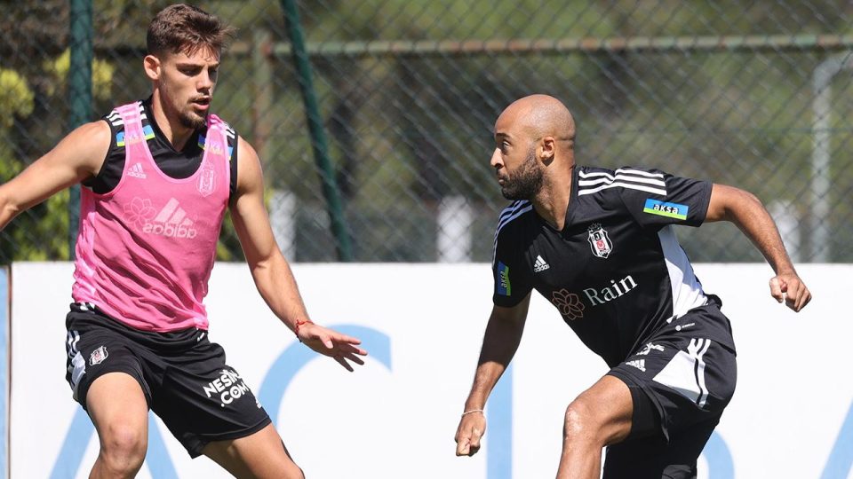 Beşiktaş’ta Tayfur Bingöl ile Nathan Redmond ilk kez takımla çalıştı