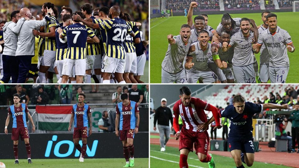 Türk takımları Avrupa’da sahne aldı