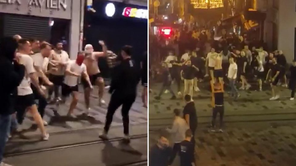 Bayern Münih taraftarı Taksim’de olay çıkardı
