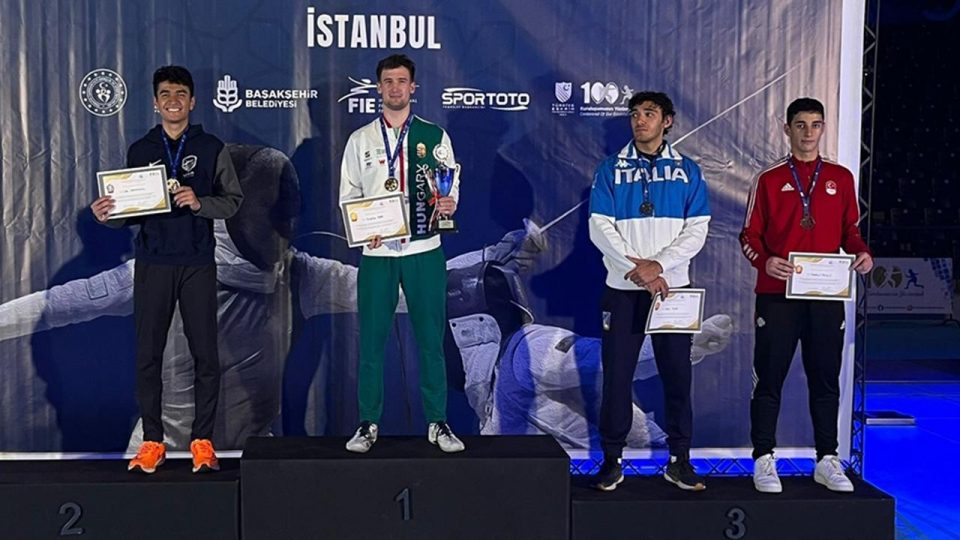 Eskrimde Furkan Yaman bronz madalya kazandı