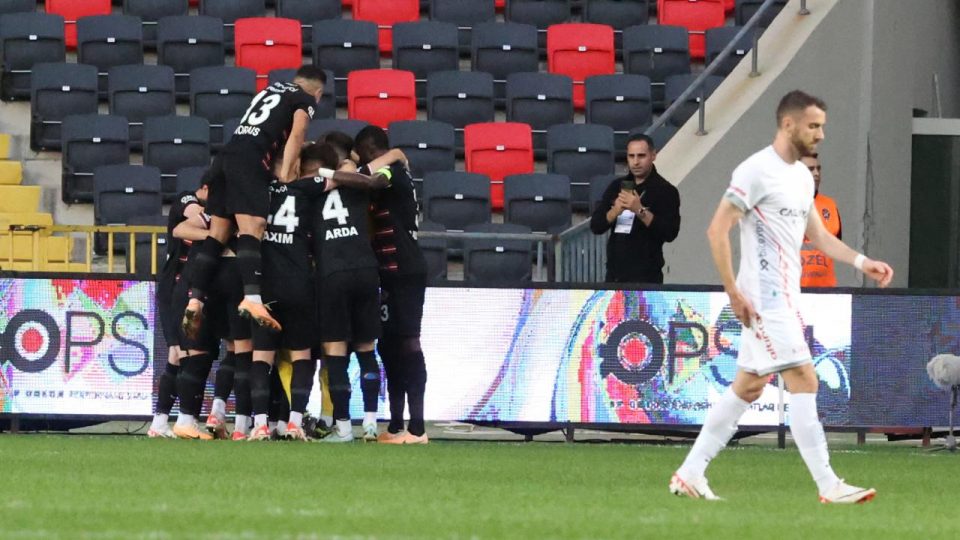 Gaziantep FK bu sezon 3. galibiyetini aldı