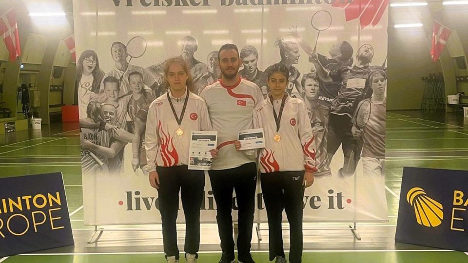 Milli badmintonculardan Danimarka’da bronz madalya